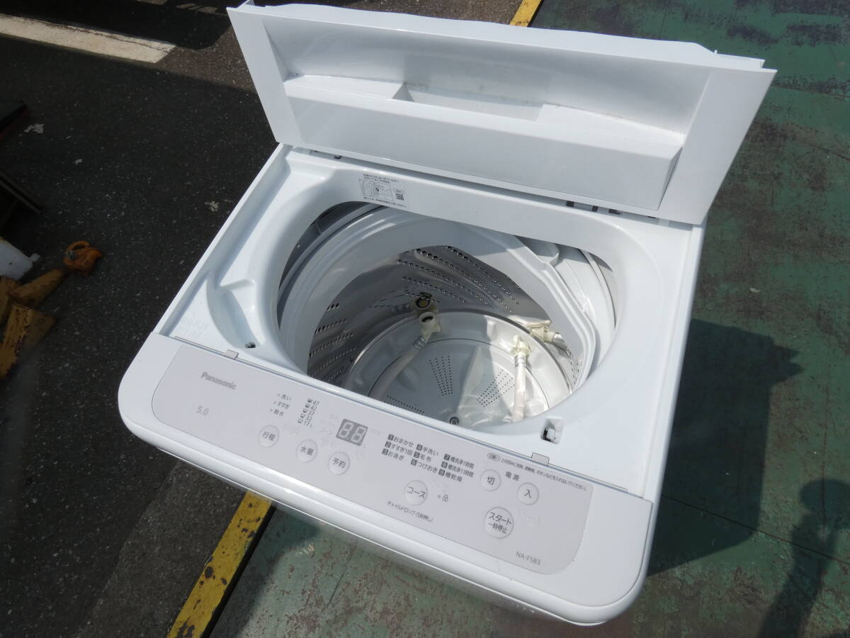 ★Panasonic 全自動電気洗濯機 NA-F5B3 5㎏ 2025年製 美品 千葉市引取り限定 　 　 　 M04923