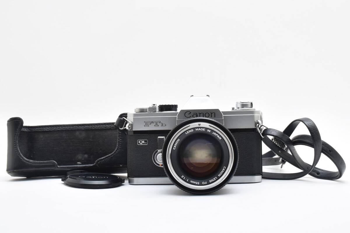 【美品・動作品】Canon FTb FD 55mm 1:1.2　ボディ付き