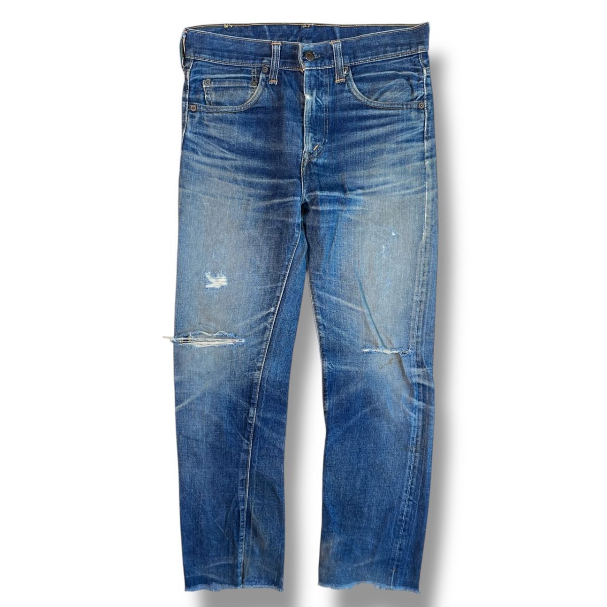 超希少★VINTAGE★ 60's LEVI'S リーバイス 805-0217 BIG E デニム W30 L34 ヒゲ ハチノス 42 TALON ビックE ヴィンテージ ジーンズ