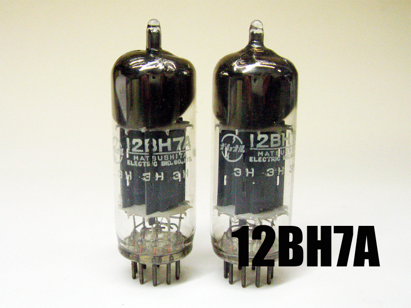 ★☆（管VA008） 松下 12BH7A 2本セット / NOS Matsushita 12BH7A 2pcs☆★