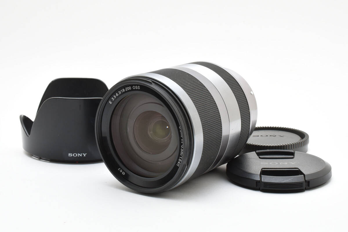 SONY 18-200mm F3.5-6.3 OSS SEL18200 シルバー ソニー レンズ #3886