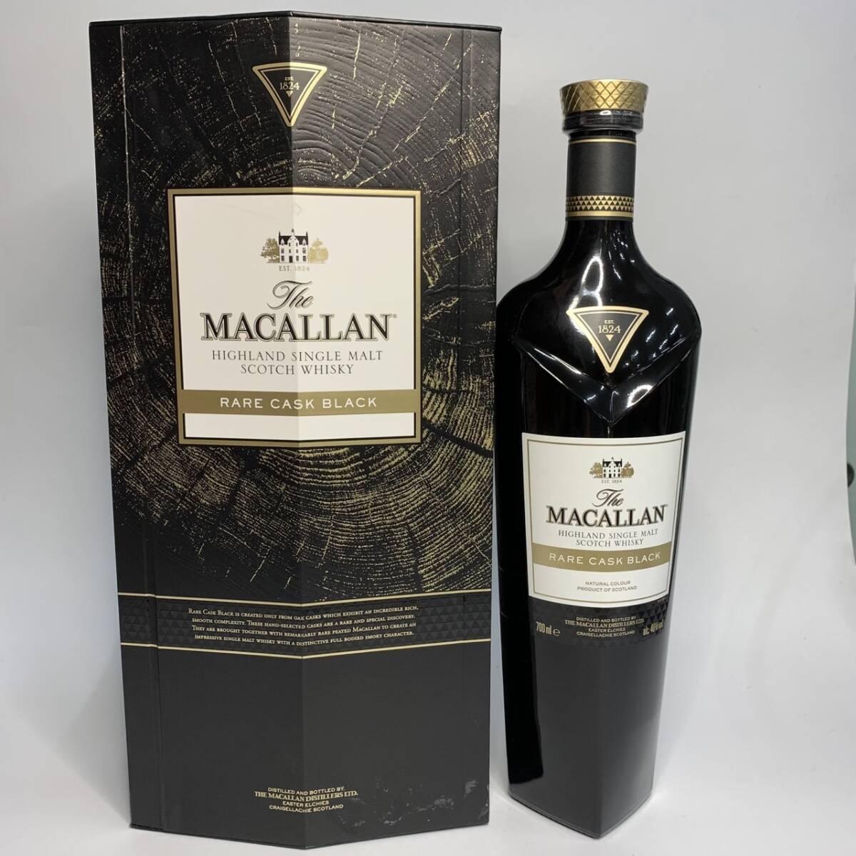 【未開栓】 マッカラン レアカスク ブラック スコッチ ウィスキー 700ml 48% 古酒 箱あり