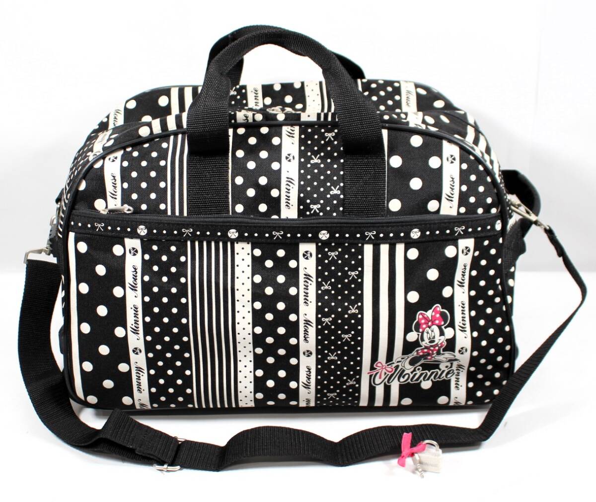 Y6951＃◆中古品◆Minnie Mouse ミニーマウス キャリーケース / ボストンバッグ / ショルダーバッグ 3WAY 