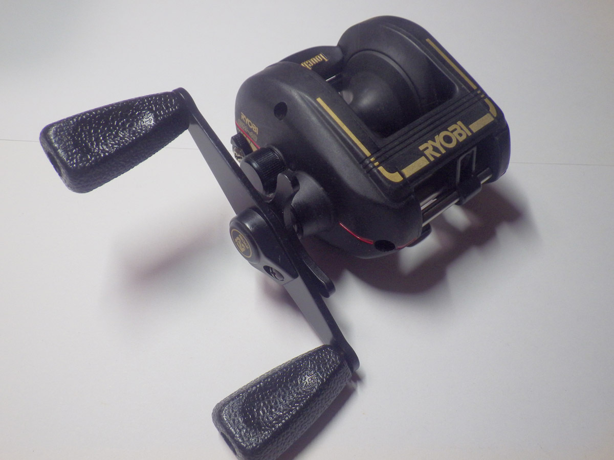 リョービ GM-40 美品 オールドリール オーバーホール済み マグネットブレーキ Vスプール RYOBI トップウォーター ナマズ釣りなどに