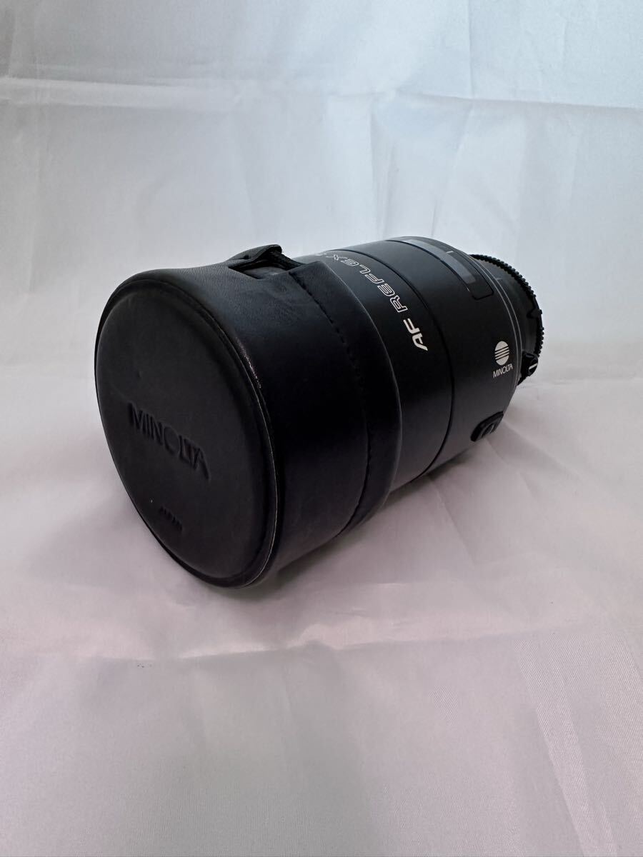 美品★MINOLTAミノルタ AF REFLEX 500mm F8 ミラー超望遠レンズ　＃９０４０１★