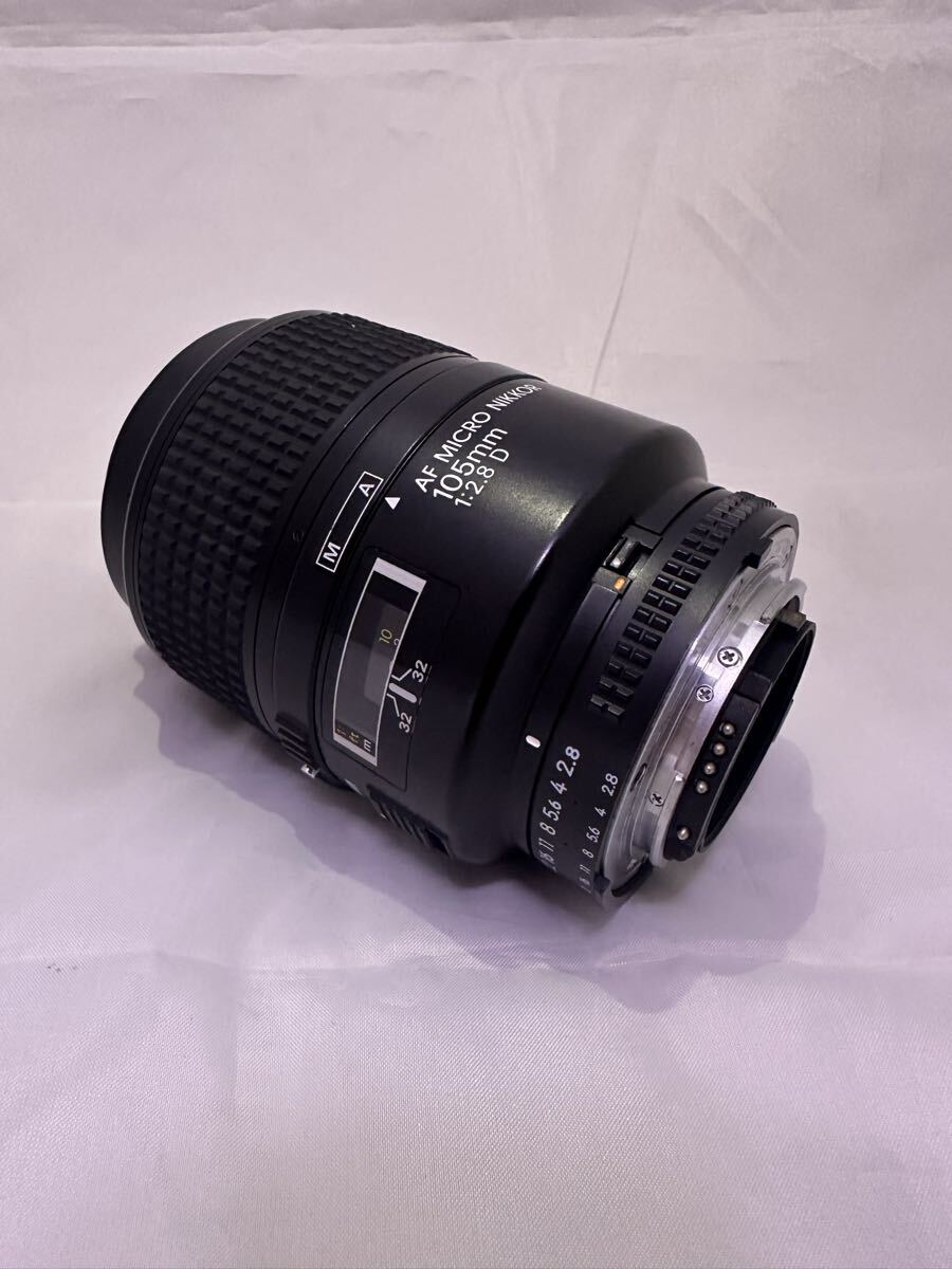 ニコン NIKON AF MICRO NIKKOR 105mm F2.8 D 単焦点 マクロレンズ Fマウン　＃９２４０１★