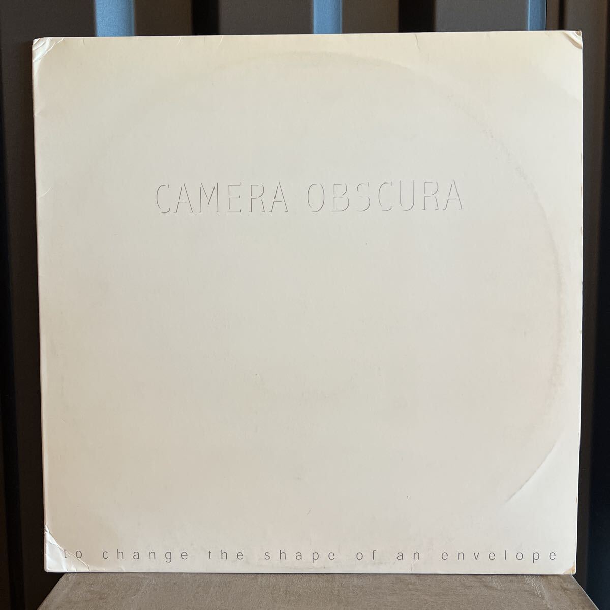 【アナログ盤】激レア/US盤/オリジナル/ホワイト盤/Camera Obscura/カメラオブスキュラ/To Change The Shape Of An Envelope/レコード