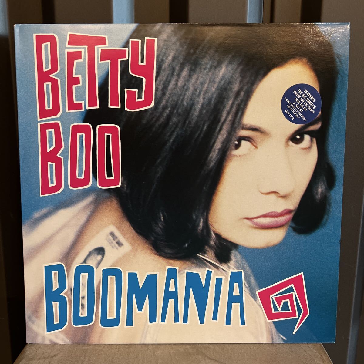 【アナログ盤】激レア/UK盤/オリジナル/限定/Betty Boo/ベティ・ブー/Boomania/レコード/Rhythm King/LEFT LP12