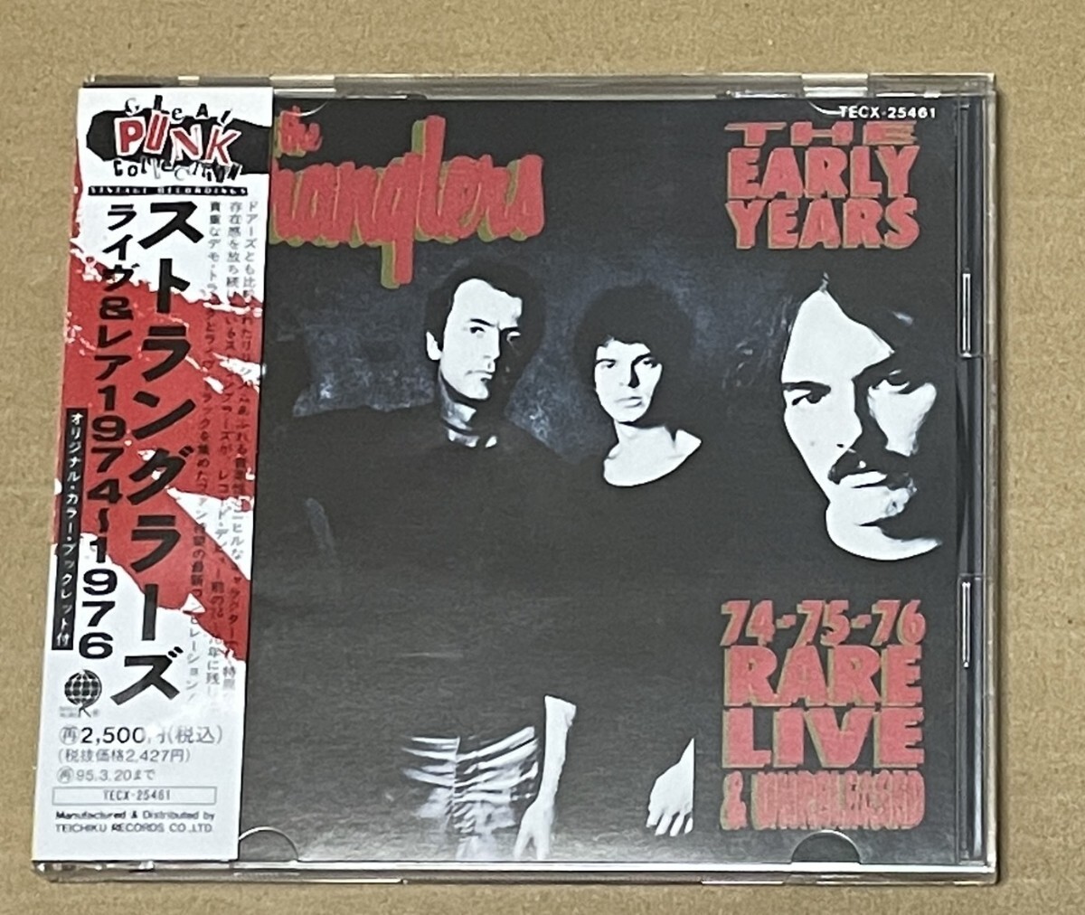 送料込 Stranglers - The Early Years 国内盤CD / ストラングラーズ - ライヴ & レア 1974～1976 / TECX25461