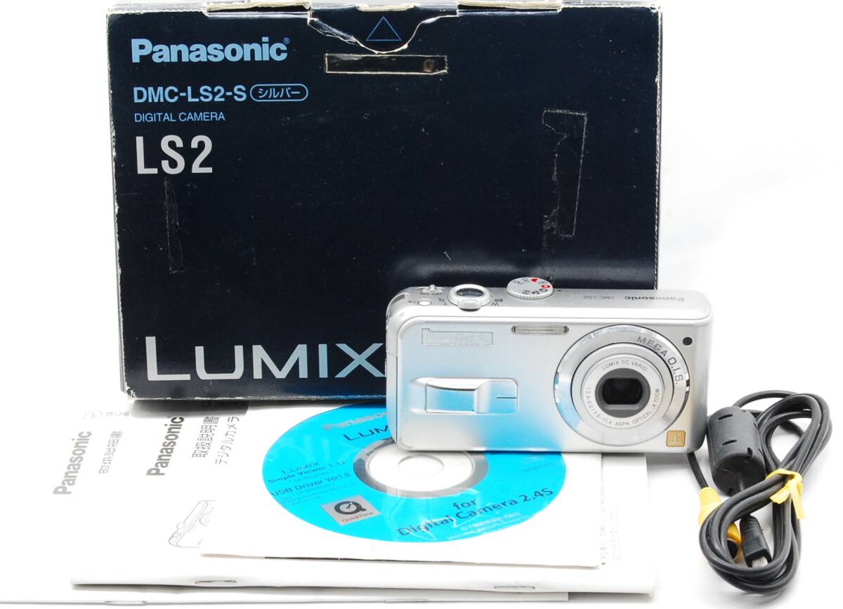 【外装美品/元箱】Panasonic DMC-LS2 元箱付き 通電のみ確認#174070003
