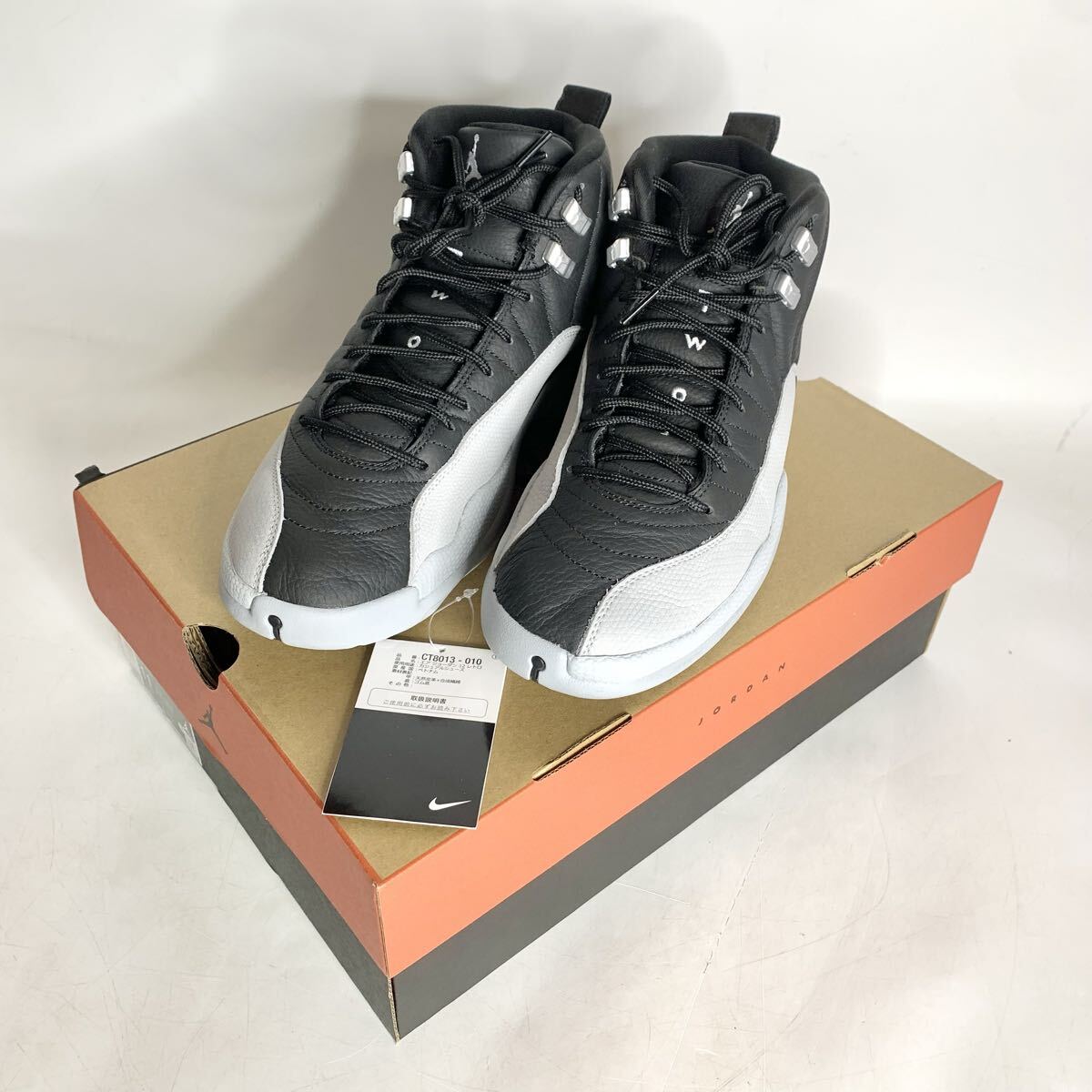 NIKE　AIR JORDAN 12 RETRO　ナイキ　エア ジョーダン 12 レトロ　29cm　スニーカー　シューズ　ウルフグレー　美品　箱付き