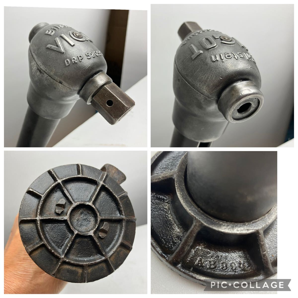 空冷ＶＷ　空冷ワーゲン　スプリット バーンドア　PORSCHE ポルシェ　356 ビルシュタイン　BILSTEIN VIGOT 車載ジャッキ　当時物　