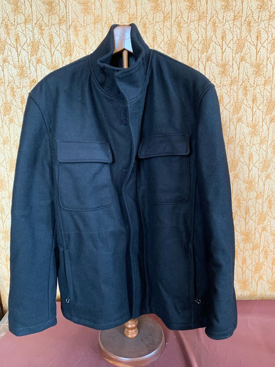 ☆希少美品☆コムサデモードメン　ブラックブルゾン　M　秋冬物　即日発送