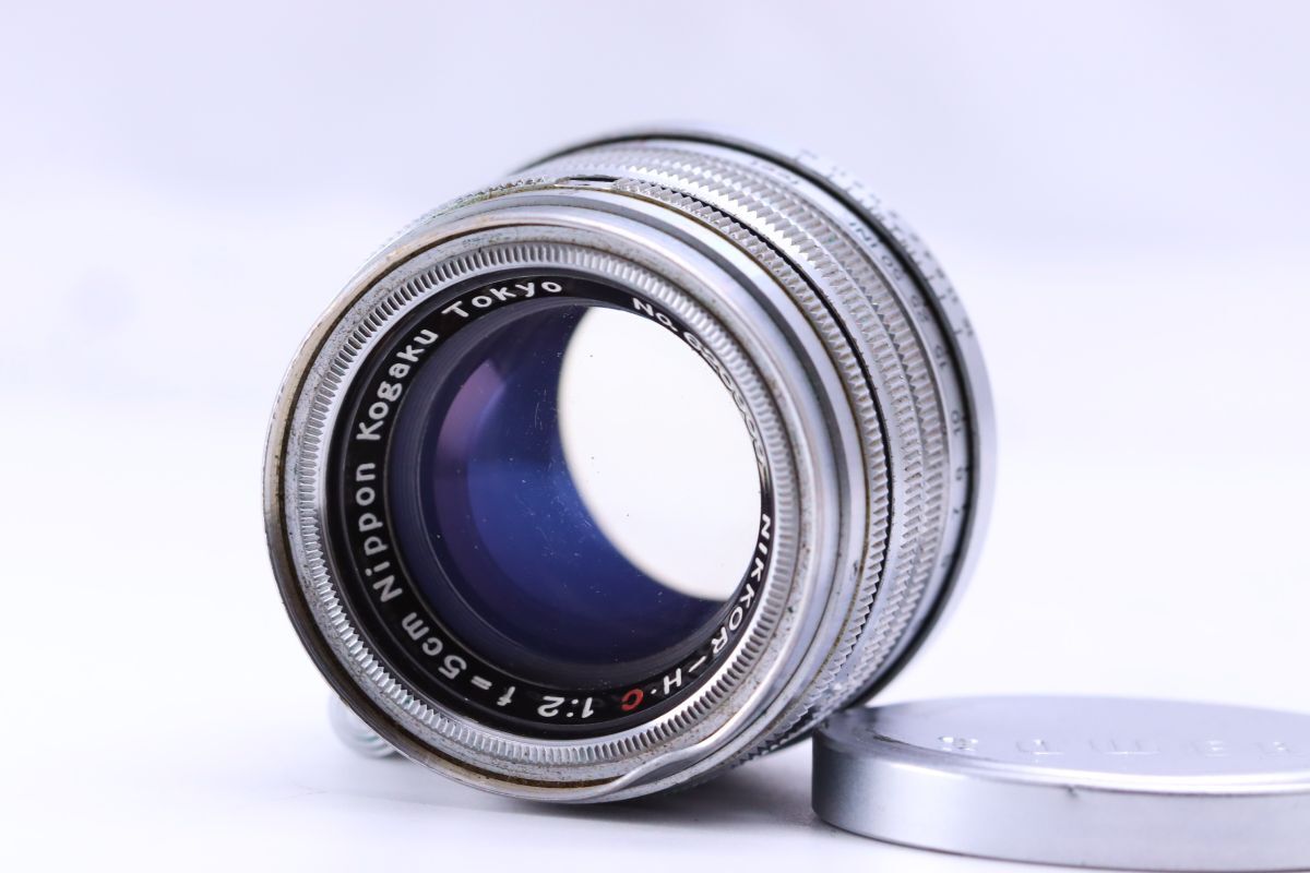 【良品】 ニコン Nikon NIKKOR-H・C 5cm 50mm F2 沈胴 L39 Lマウント #19622