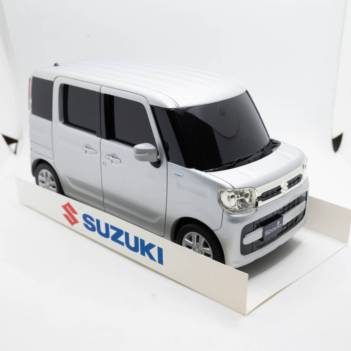 1/18 カラーサンプル スズキ スペーシア シルバーメタリック MK53S ハイブリッド 模型 ミニカー ディーラー特注 非売品 #ST-03839