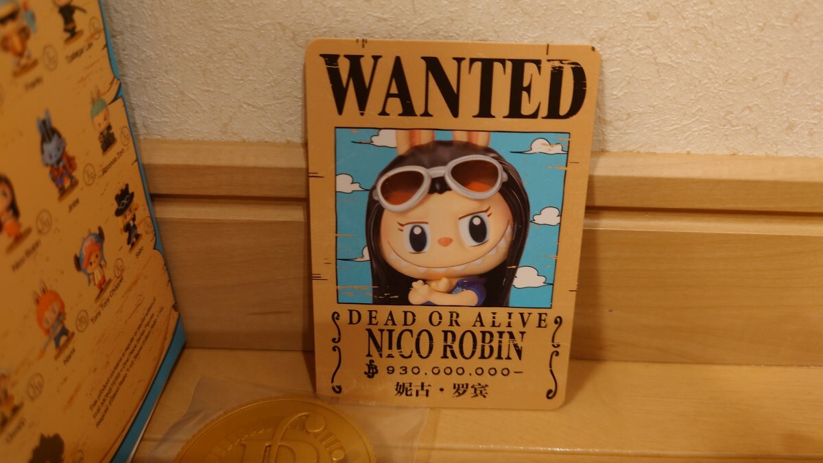 Labubu ワンピース ONE PIECE ニコ・ロビン POP MART フィギュア　袋未開封