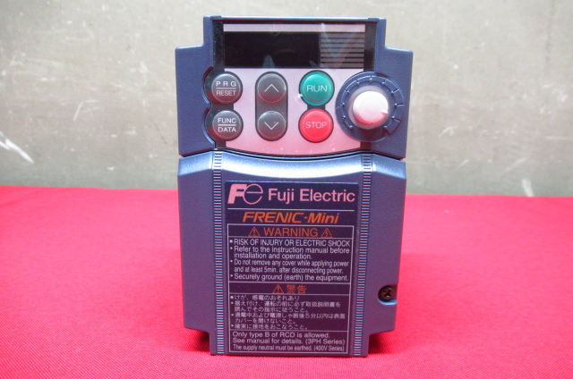Fuji Electric 富士電機 FRENIC-Mini FRN0.1C2S-7J 低圧インバータ 現状品 管理7KH0924H-L1
