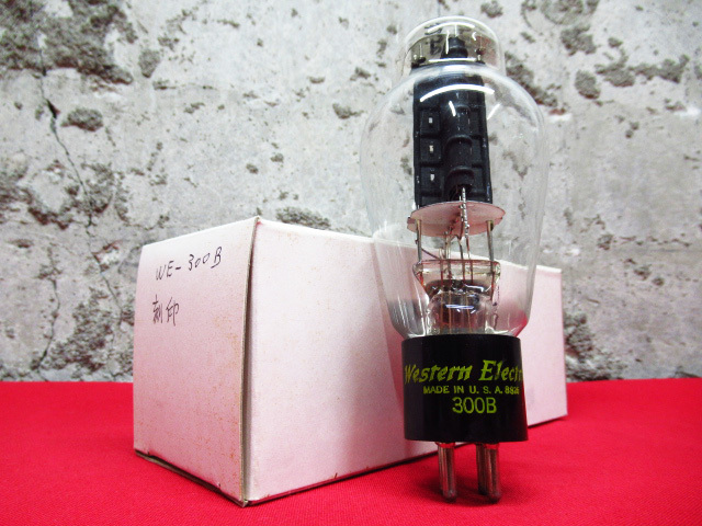 未使用保管品 Western Electric ウェスタンエレクトリック 300B 真空管 1本 コード8826 1988年26週 元箱付き 現状品 管理7k0919D-H10