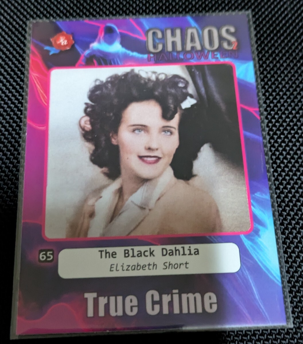 2024 Historic Autographs All Time Great Halloween Fuchsia Ghost #65 The Black Dahlia /32