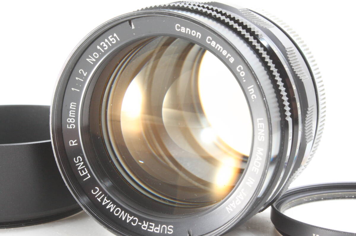 [AB] Canon SUPER-CANOMATIC LENS R 58mm F1.2★キヤノン★11003