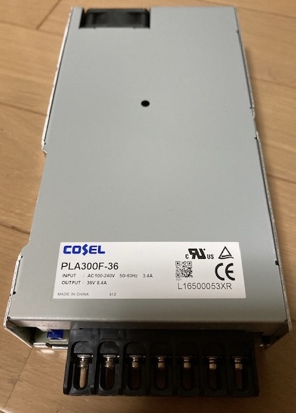 新品 【COSEL スイッチング電源 PLA300F-36 】①