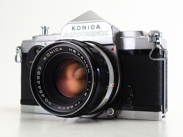★訳あり実用品★ コニカ KONICA AUTOREX ボディ HEXANON 52mm F1.8 レンズセット ★シャッターOK！ #Z0251