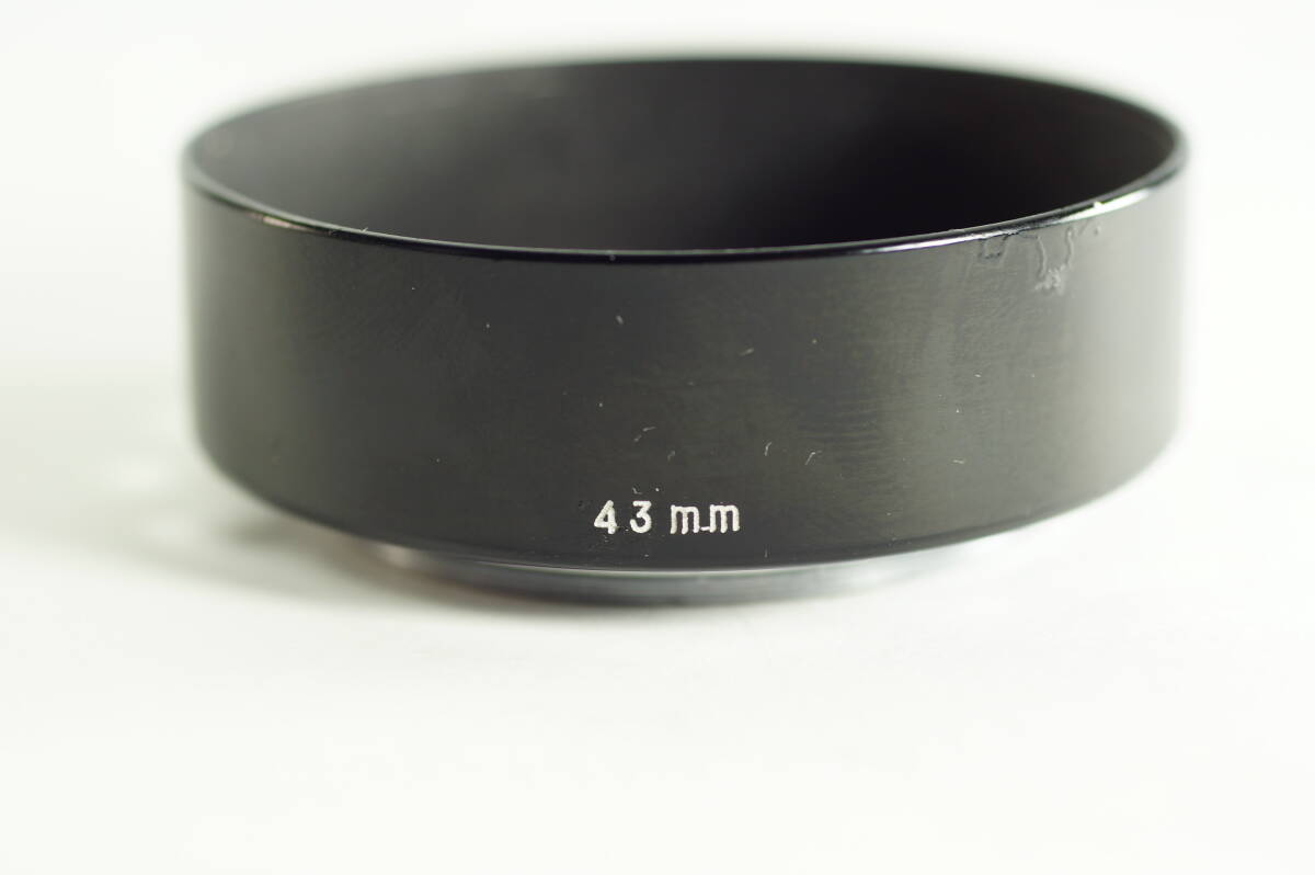 PH70群『並品』 希少品 VIXEN ビクセン 43mm径 メタルレンズフード レンジファインダー用スリット入りメタルフード