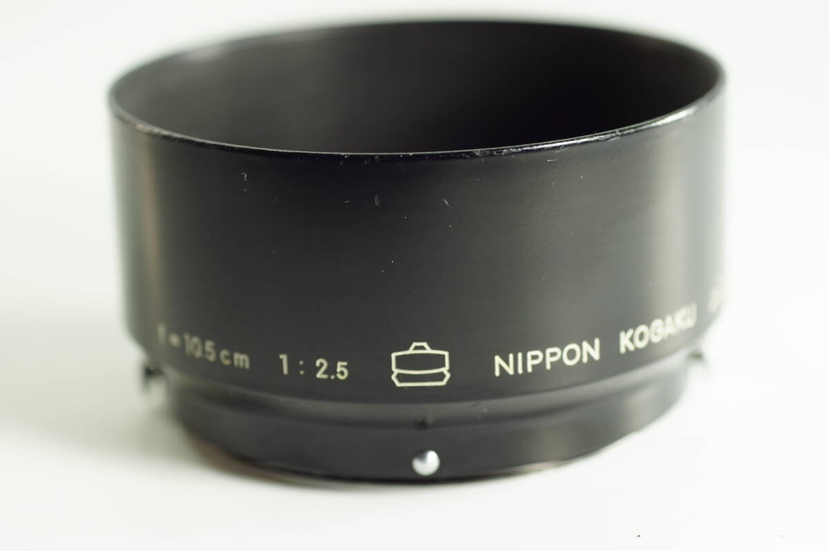 PH40群『おおむねキレイ』Nikon S 10.5cm F2.5 L 10.5cm F2.5 f=10.5cm 2.5 富士マーク レンズフード NIPPON KOGAKU レンジファインダー 