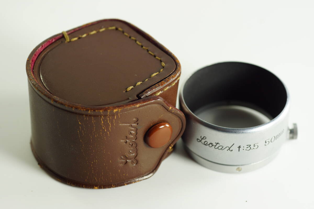 PH40群『キレイ』Leotax レオタックス 50mm 3.5 用 レンズフード LENS HOOD SHADE