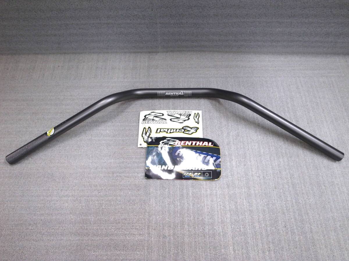 【新品超特価】RENTHAL 7/8'' ストリートハンドルバー ロー グレー 754-01-GR モトクロス オフロード ハンドル
