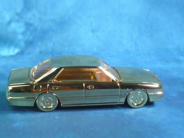 V091★【 シガレットケース 】 NISSAN CIMA /日産シーマ シガレット 小物入れ オルゴール付き　★日産純正品 非売品　旧車 当時物　　