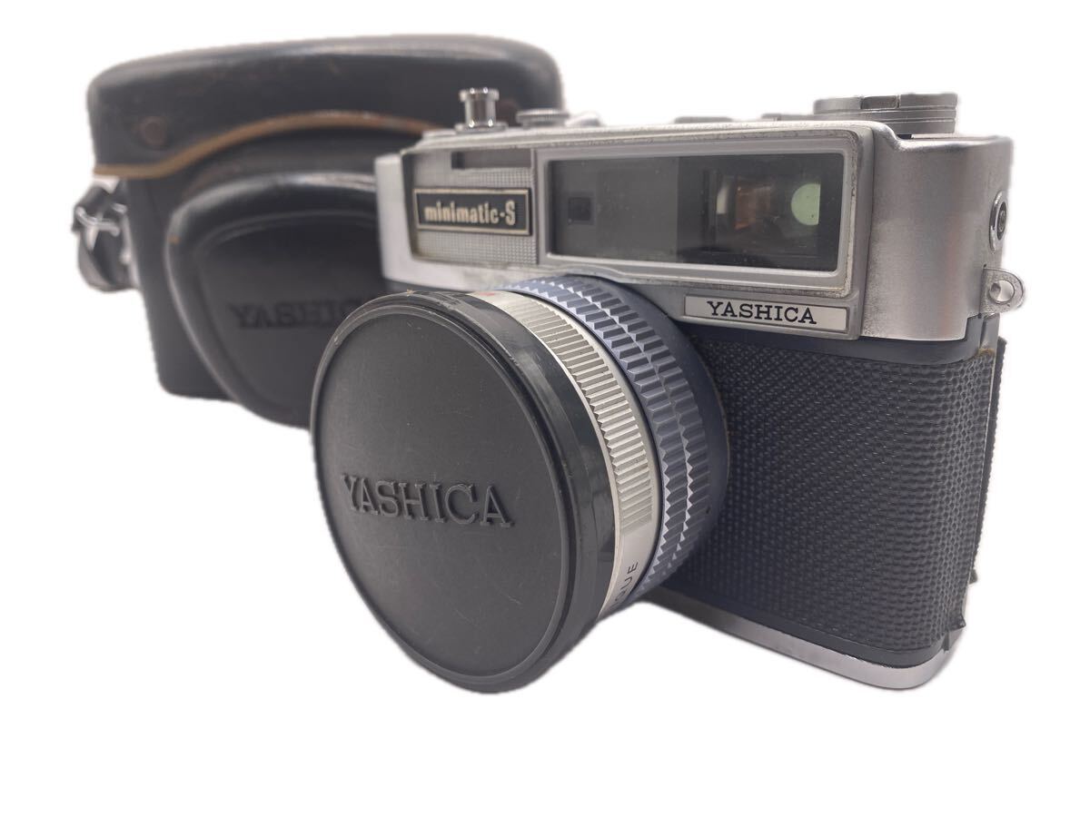 ★ジャンク★YASHICA ヤシカ★YASHICA minimatic-S 4.5cm F1.8★純正ケース付き!!★レンジファインダーカメラ★