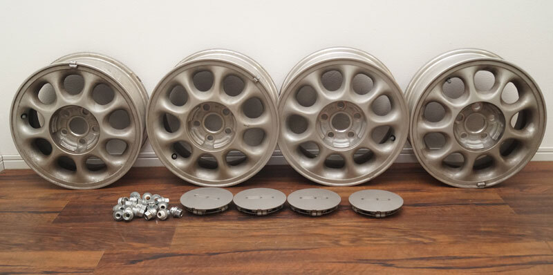 税込◆TOYOTA◆純正 カリーナED アルミホイール 4本 14×6JJ 45 センターキャップ付 トヨタ-J3-9750