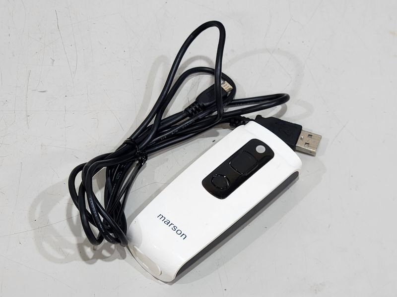 【送料無料】 Marson 業務用ポケットスキャナ MT1297 Bluetooth通信 充電用USBケーブル付 現状品