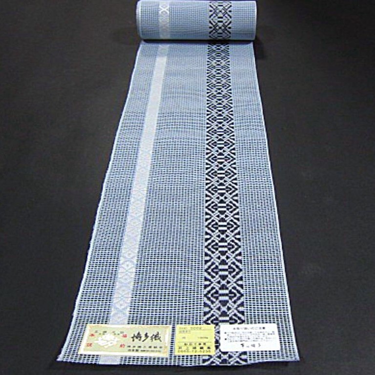 夏物　 新品　正絹 　本場筑前博多織　紗夏帯　四寸単帯　② 