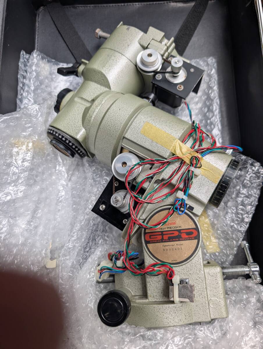 Vixen ビクセン GPD赤道儀＋One Stepモーター、コンローラー、ケーブル（コントローラー/モーター、コントローラー電源）、アルミケース