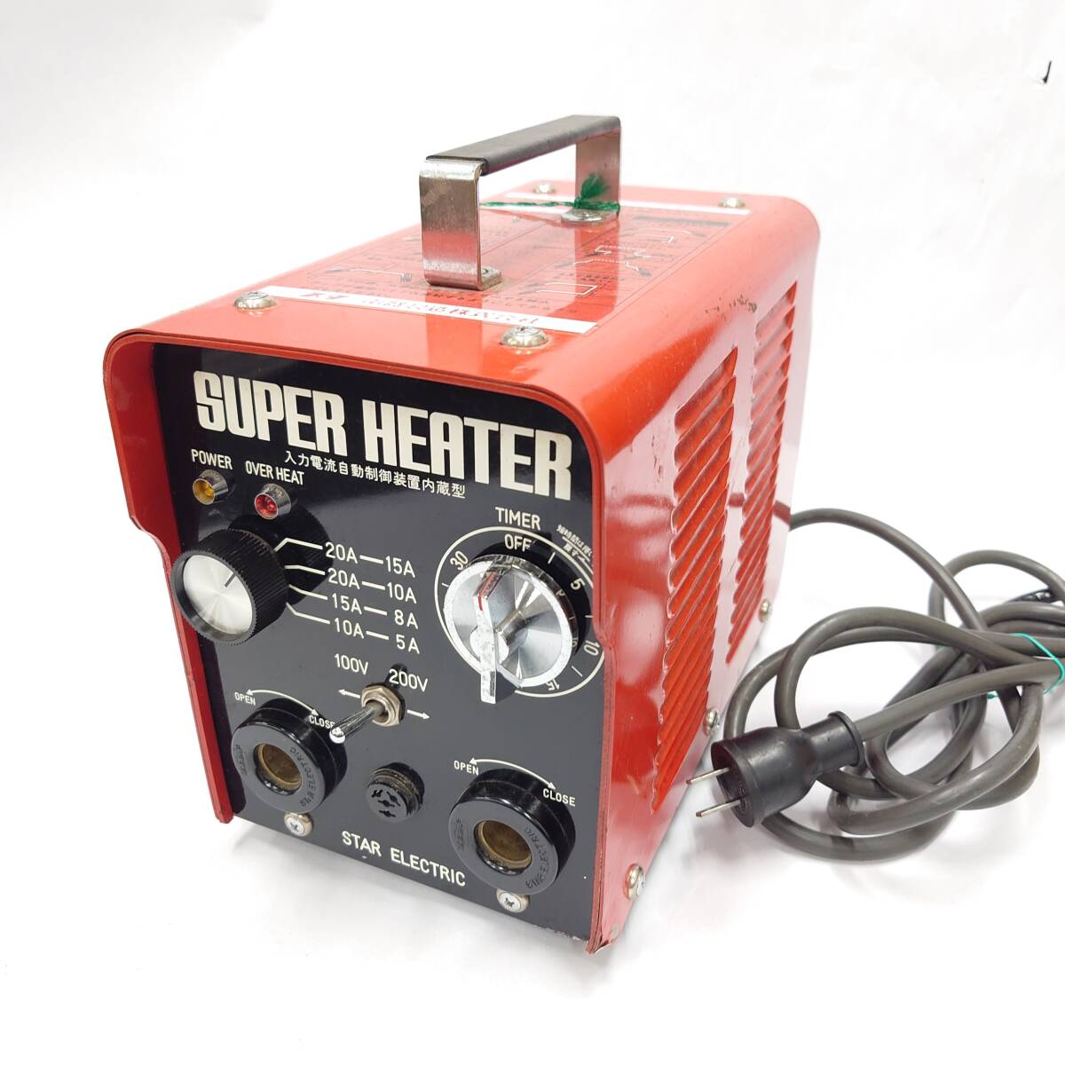小型電気解氷機・ろう付機 スーパーヒータ SSS-350 100V200V対応 入力電流自動制御 スズキッド スター電器 現状品
