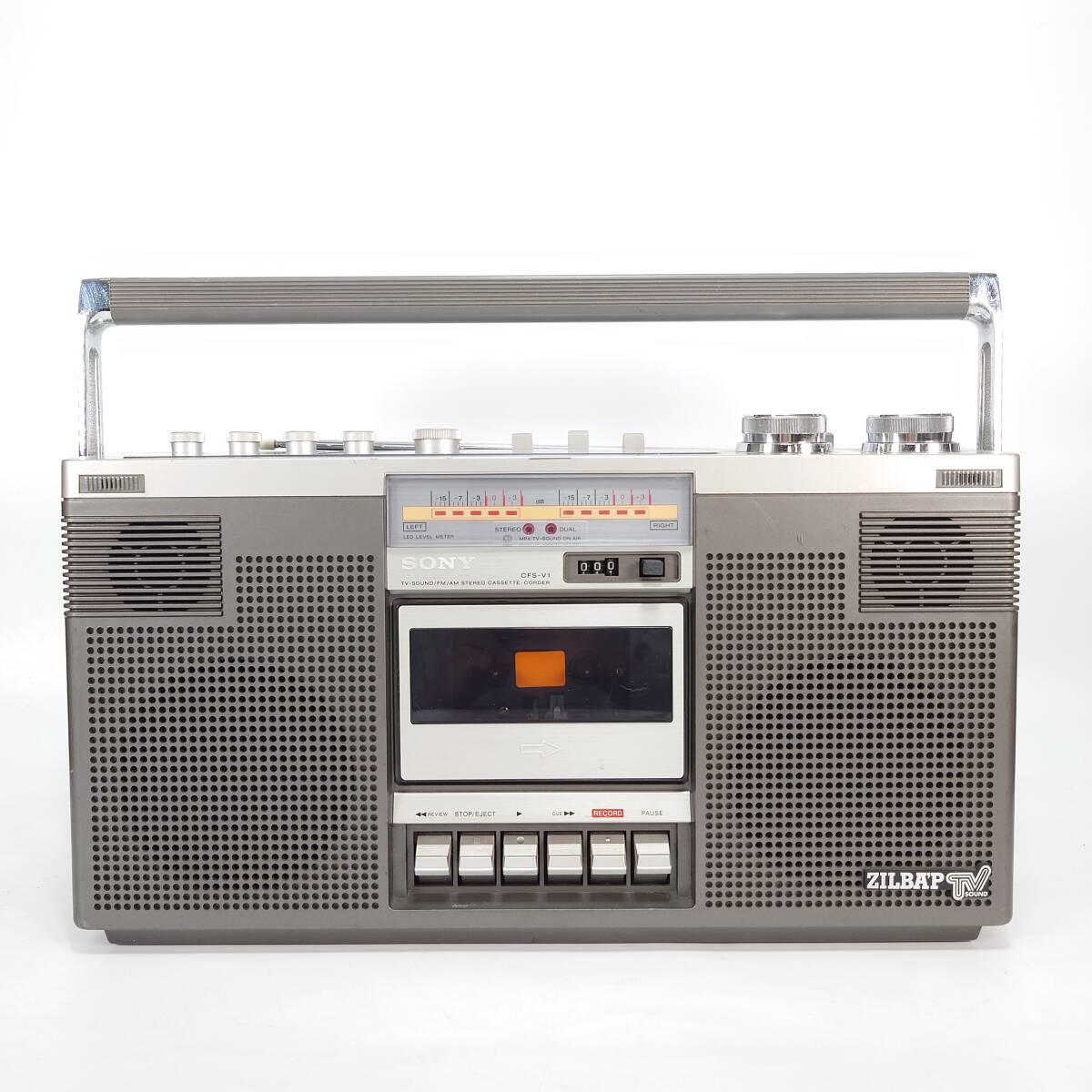 SONY ソニー ZIRBAP TV ジルバップ CFS-V1 ラジカセ カセットレコーダー カセットデッキ 昭和レトロ ヴィンテージ 現状品