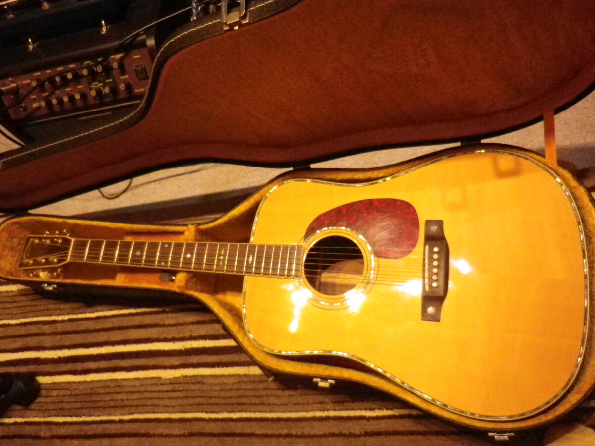 Aria Drednought AD80N （ナチュラル）中古美品（オール単板）焼き印でロゴ