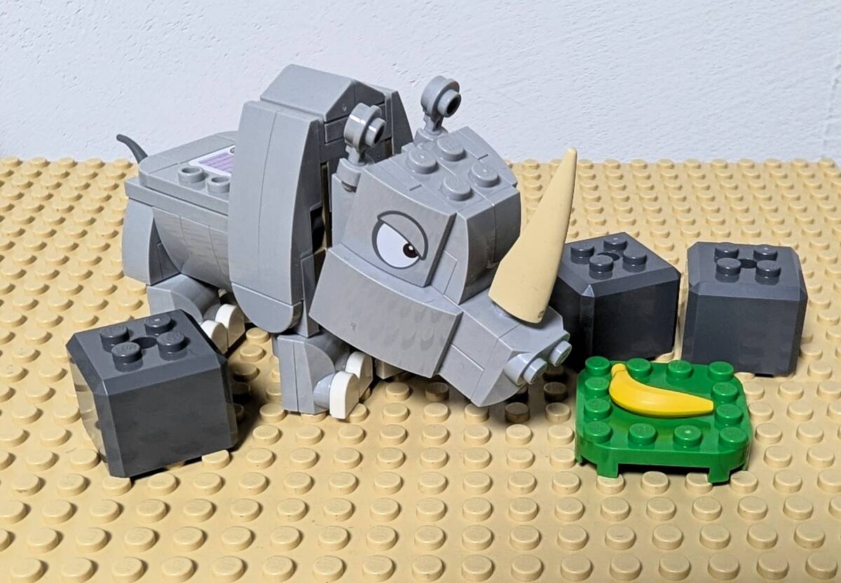 レゴ LEGO 71420 走れ! サイのランビ スーパーマリオ ドンキーコング ミニフィグ Super Mario Expansion Donkey Kong フィギュア