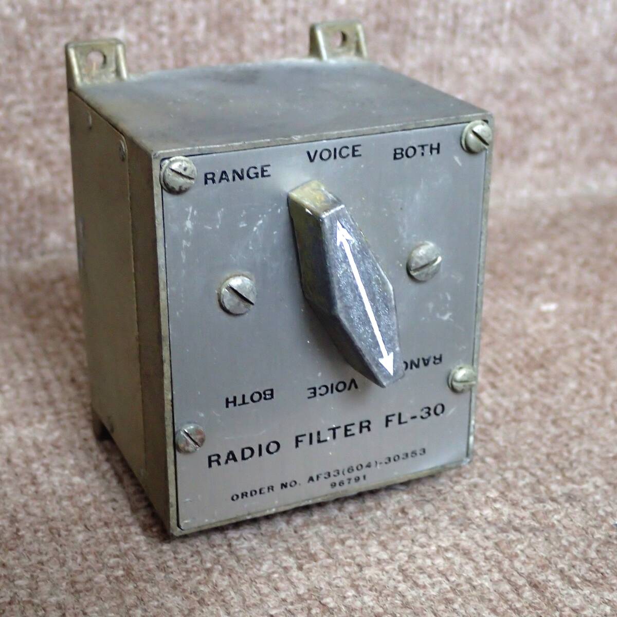 〇 RADIO FILTER FL-30 ラジオフィルター WWⅡ 軍用装備 ジャンク 〇