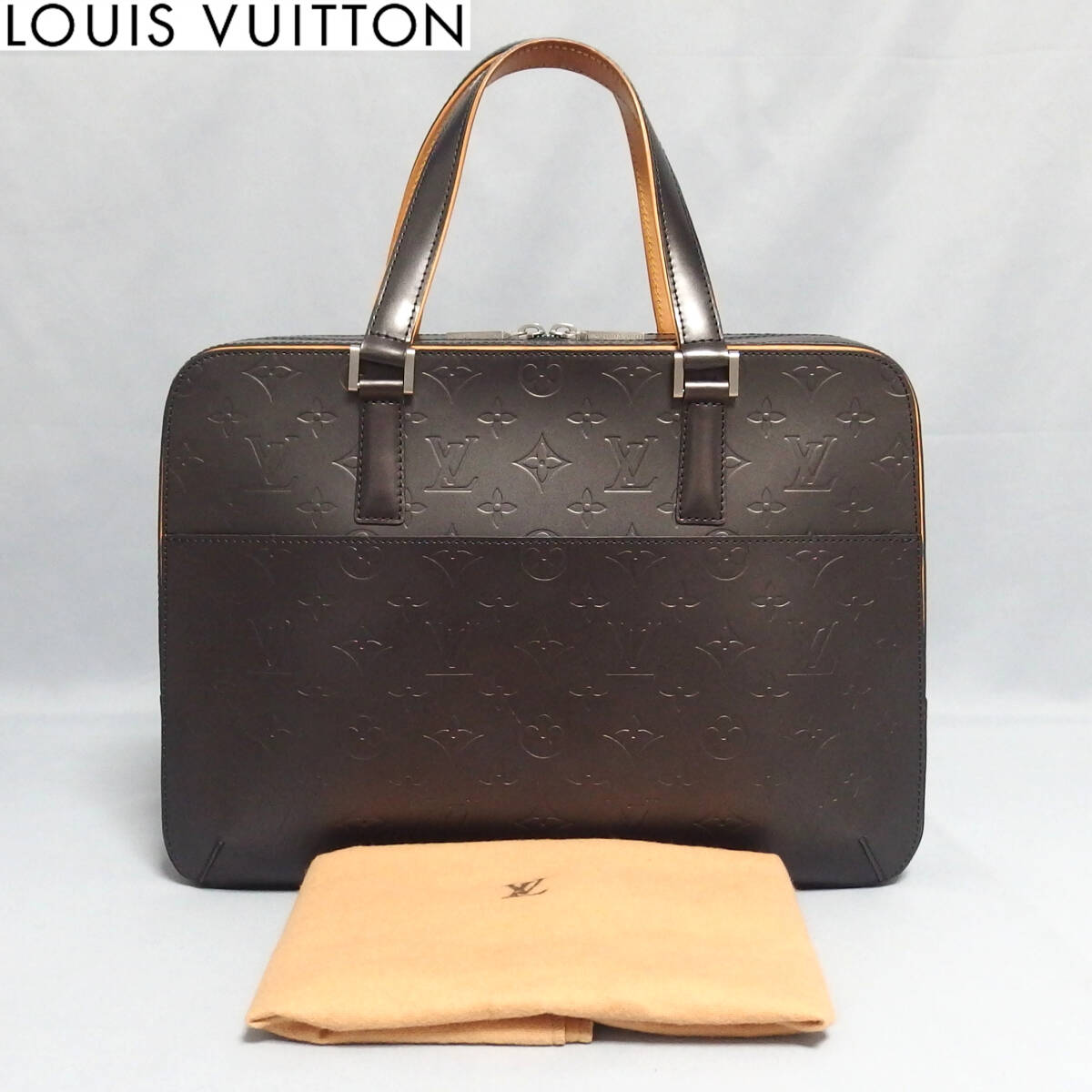 良品★LOUIS VUITTON マルデン M55132 モノグラム マット ブリーフケース ビジネスバッグ ハンドバッグ ルイ・ヴィトン★