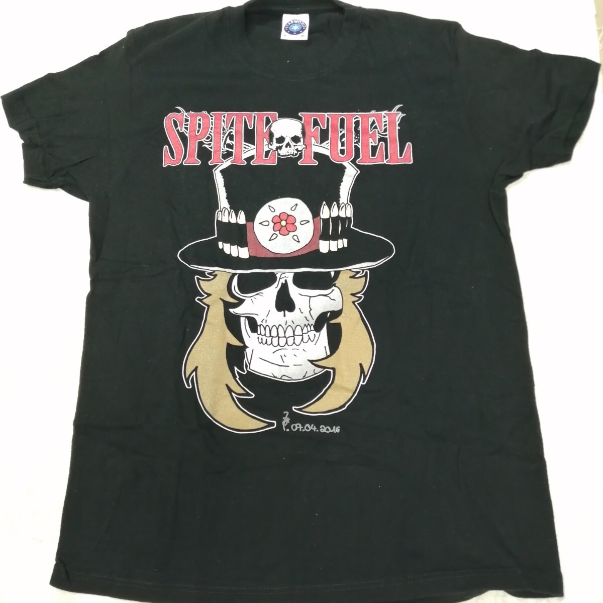 E09 バンドTシャツ　スパイトフューエル　SPITEFUEL スカル