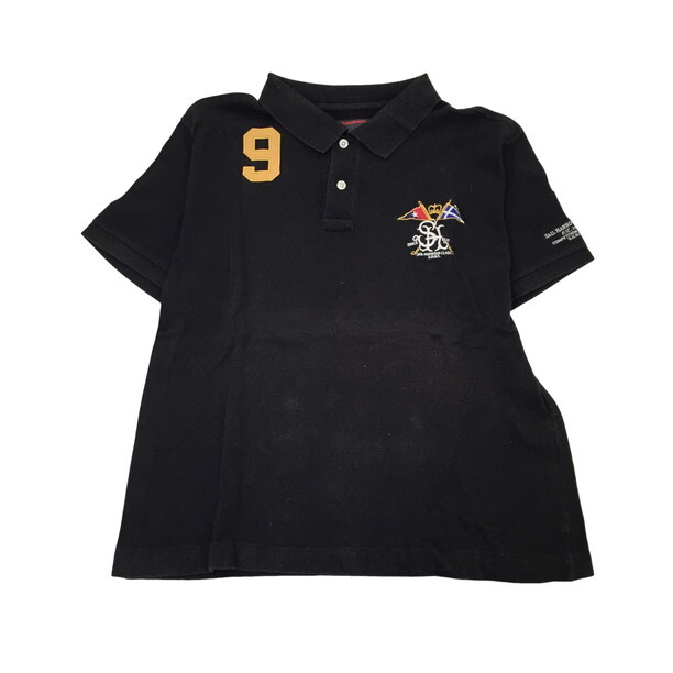 2407F-131 メンズ ZARA ザラ ブラック ポロシャツ XL 【送料一律！800円】