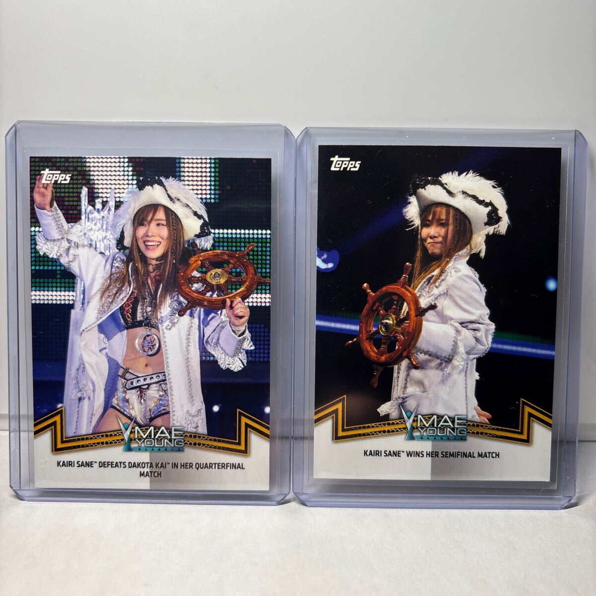 カイリ・セイン　Kairi Sane RC 2枚セット 2018 Topps WWE Women’s Division 【検索ワード BBM EPOCH プロレス スターダム 】