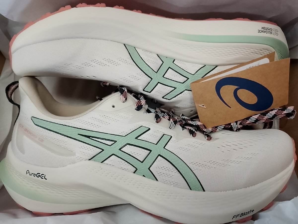 ■アシックス GT-2000 12 TR(GT2000のトレイル版) US8.5 26.5cm Women 税込定価16500円(カラー:ネイチャー ベイジング.ローズ ルージュ)