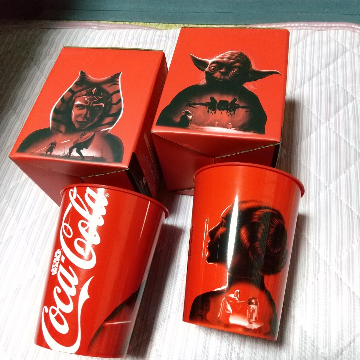 コカコーラ スターウォーズ タンブラー STARWARS Coca-cola プラスチック カップ ２個セット