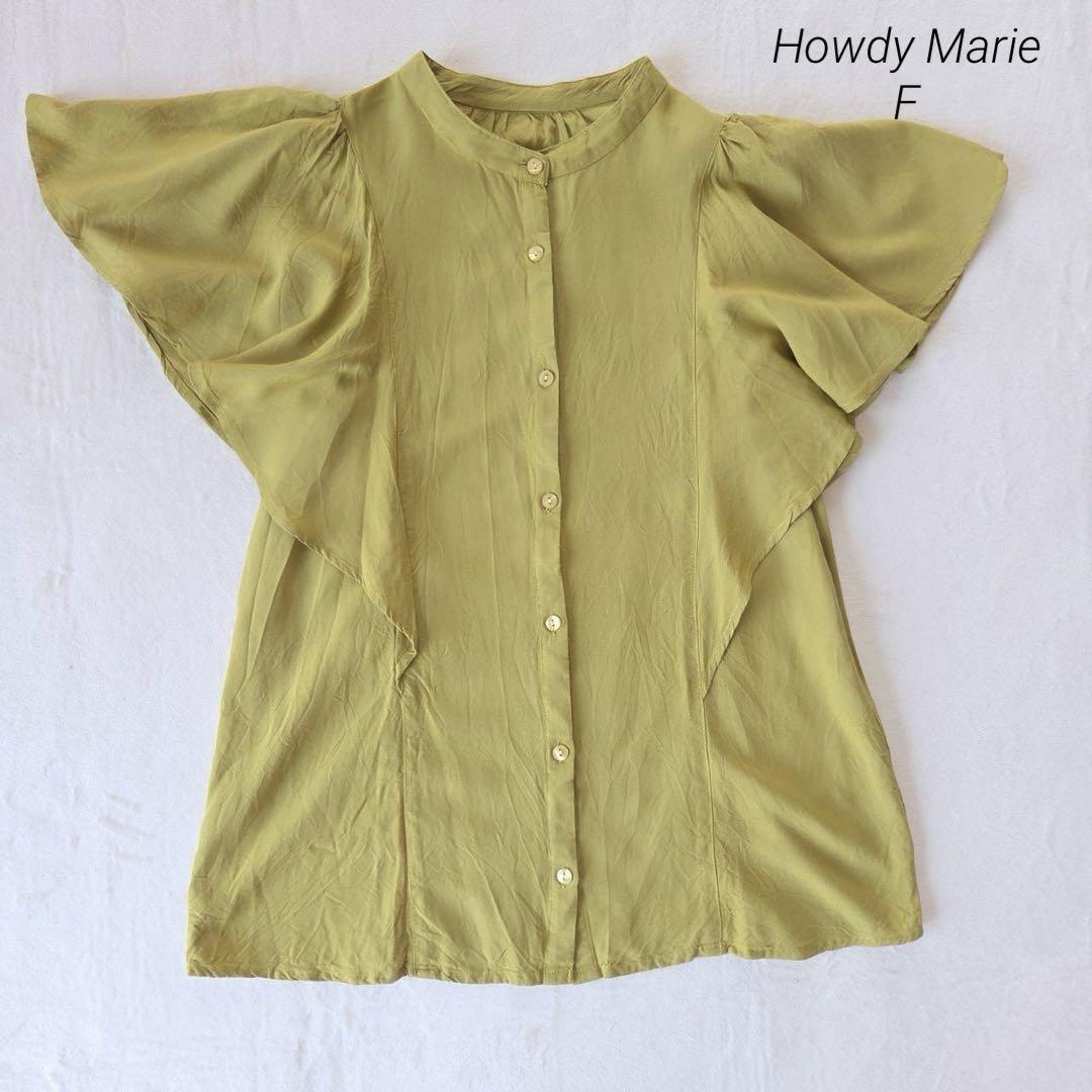 完売品 Howdy Marie インド産レーヨンブラウス フレア 接触冷感