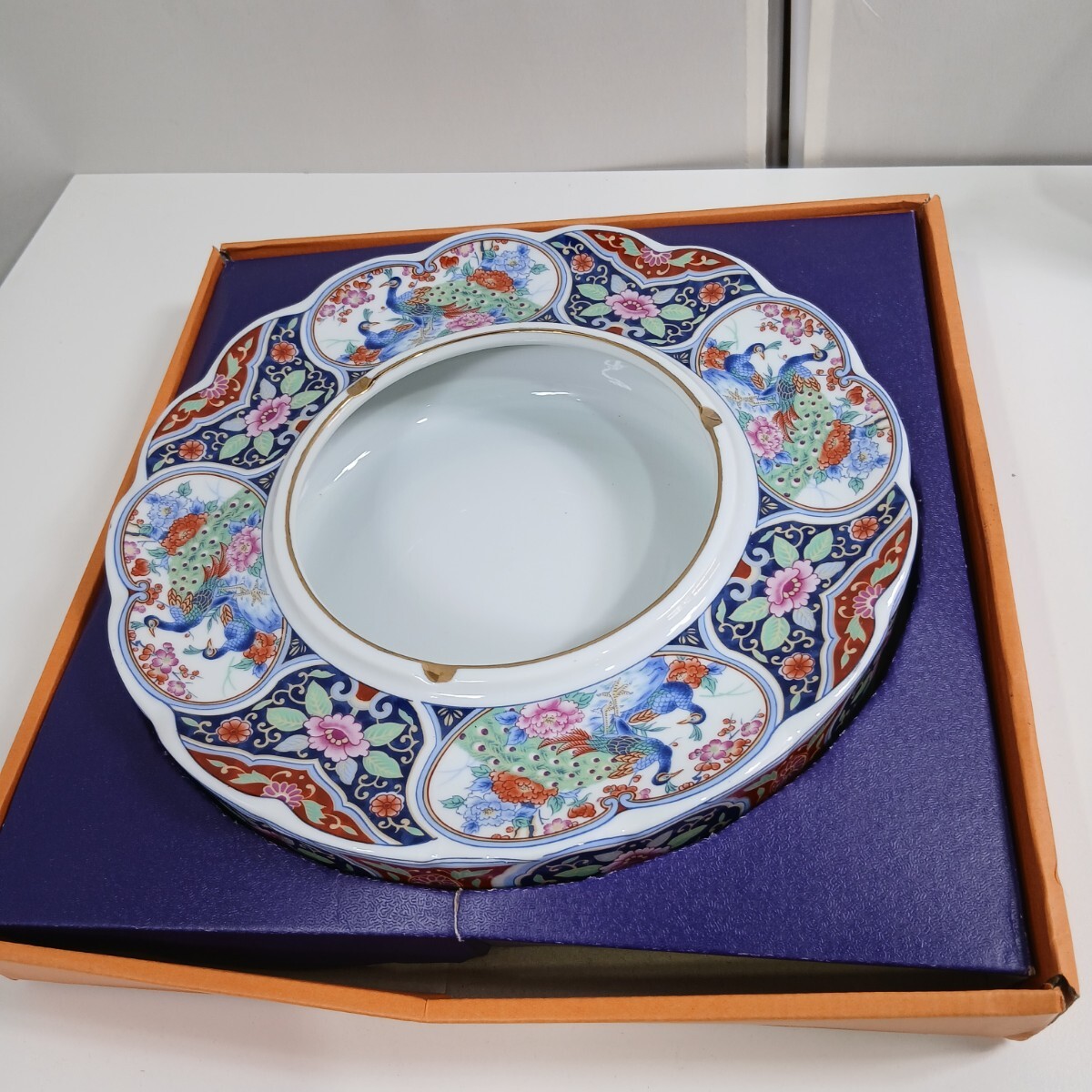 #286 陶器 灰皿 有田焼 陶峰/ インテリア/和歌山県にて引き取り大歓迎