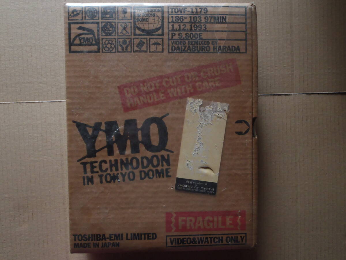 YMO TECHNODON IN TOKYO DOME ★ YMO 新品未開封　VHSビデオ　オリジナル・ウォッチ